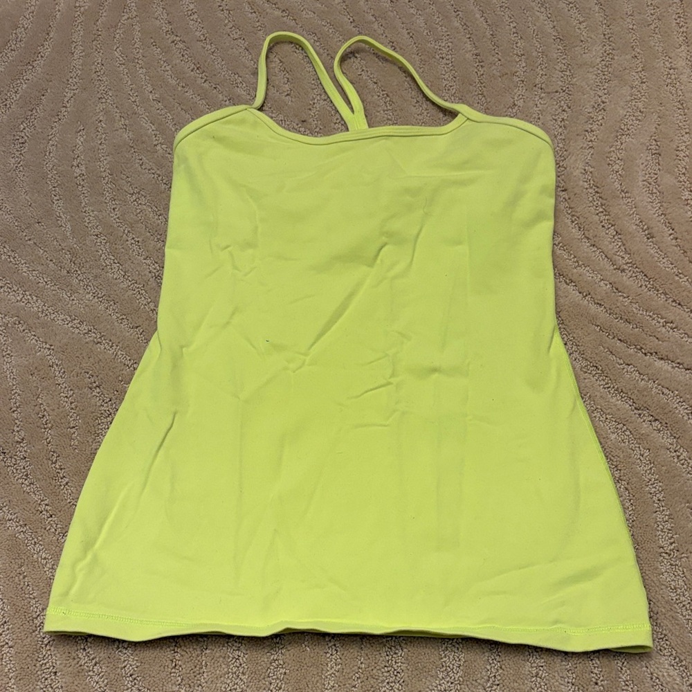 Lululemon Athletica Bright Lime Camisole